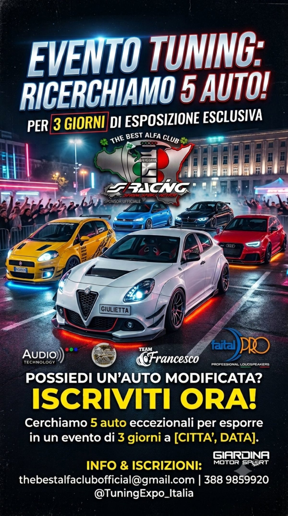 Selezione Auto Tuning - Esposizione a Villabate