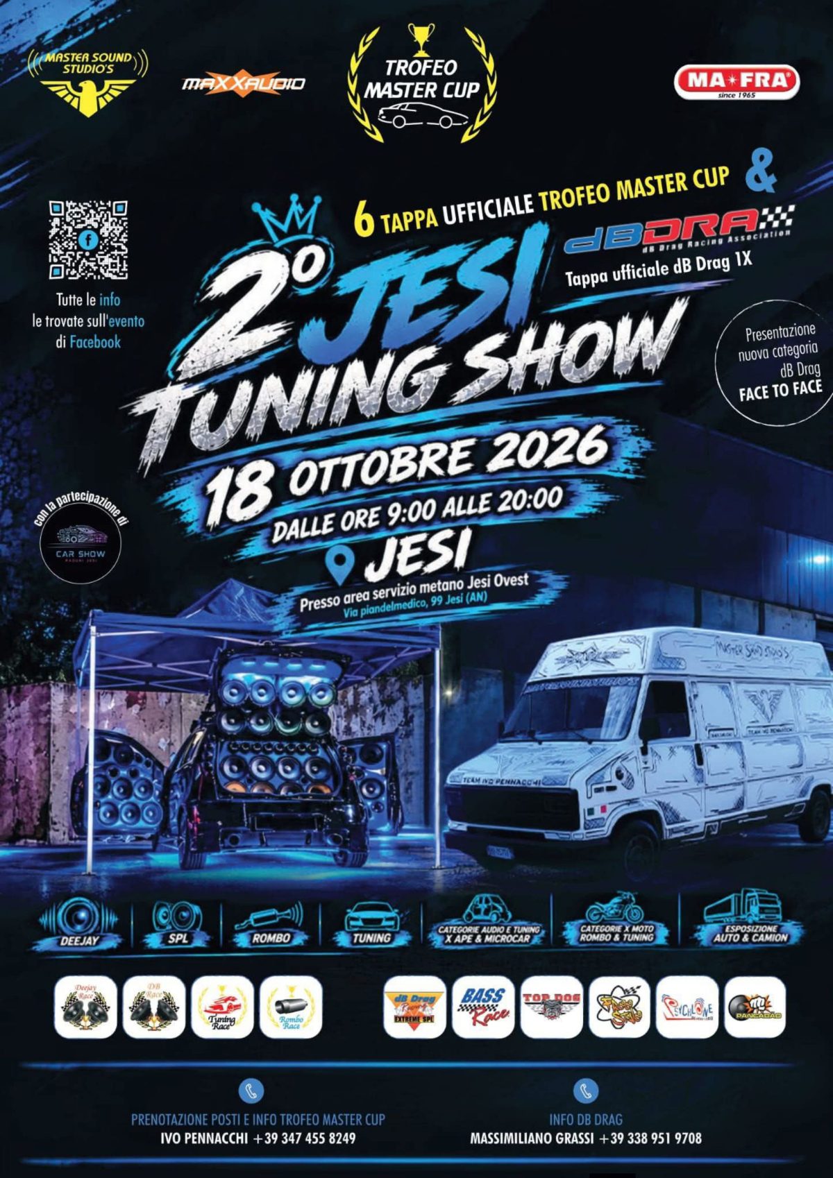 Trofeo Master Cup - Raduno e Gara - Jesi - Raduno Statico a Jesi (AN) il domenica 18 ottobre 2026