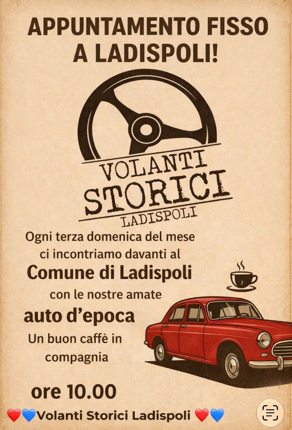 Volanti Storici Ladispoli - Ritrovo Auto d'Epoca