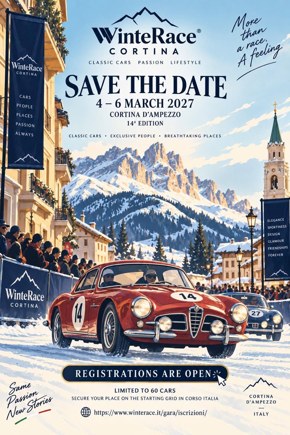 WinteRace Cortina 2027 - 14ª Edizione