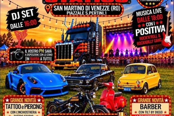 2° Raduno Motori Statico - San Martino di Venezze - Raduno Statico a San Martino di Venezze (RO) il domenica 4 ottobre 2026