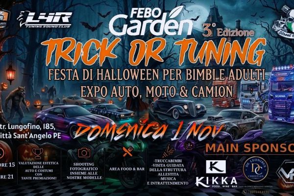 3° Trick Or Tuning - Raduno Statico a Città Sant'Angelo (PE) il domenica 1 novembre 2026