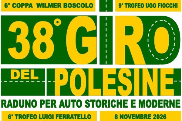 38° Giro Del Polesine - Raduno Dinamico a Rovigo (RO) il sabato 7 novembre 2026