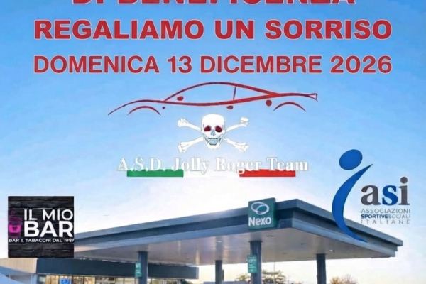 6° Auto Moto Raduno di Beneficenza - Regaliamo un Sorriso - Raduno Statico a Palestrina (RM) il domenica 13 dicembre 2026