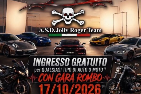 6° Jolly Roger Team Car Meet - Raduno Statico a Palestrina (RM) il sabato 17 ottobre 2026