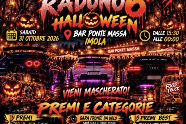 6° Raduno Tuning Halloween - Bar Ponte Massa Imola - Raduno Statico a Imola (BO) il sabato 31 ottobre 2026