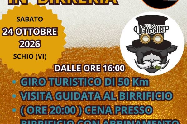Autoraduno In Birreria - Raduno Dinamico a Schio (VI) il sabato 24 ottobre 2026