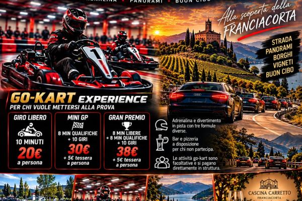Go Kart Experience Franciacorta - Raduno Dinamico a Franciacorta (BS) il sabato 14 novembre 2026