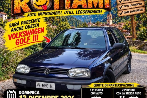 Il Raduno dei Rottami - Raduno Dinamico a Bovegno (BS) il domenica 13 dicembre 2026