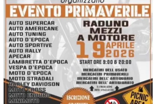Raduno Mezzi a Motore - Evento Primaverile