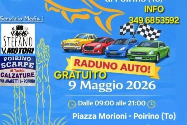 Raduno Auto alla 69° Fiera dell'Asparago e della Tinca di Poirino