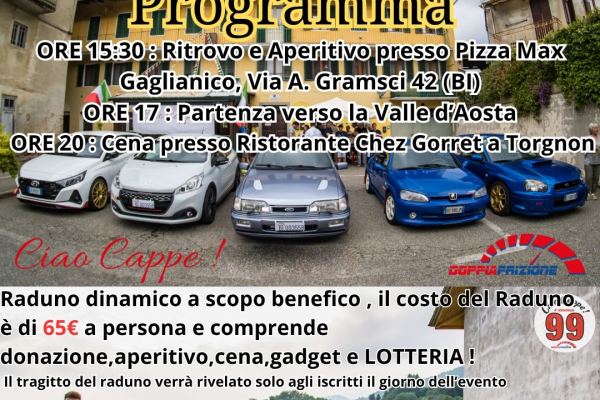 5° Raduno Benefico Ciao Cappe! - 4° Memorial 99