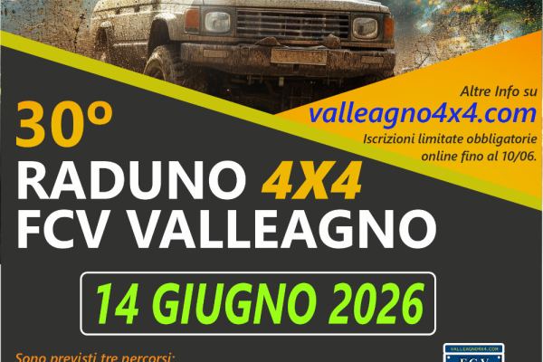 30° Raduno 4x4 FCV Valleagno