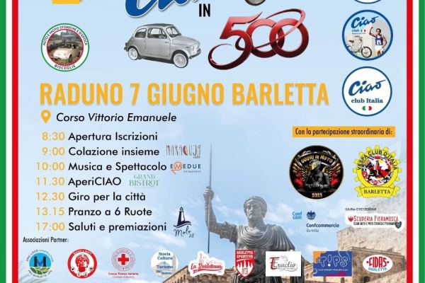 Ciao in 500 - 1^ Edizione