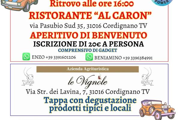 PROGRAMMA EVENTO "FLOWERS POWER" RITROVO AUTO STORICHE & SPORTIVE