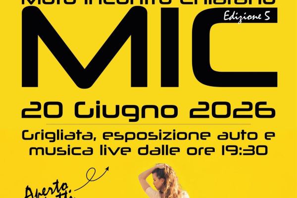 MIC Edizione 5 - Ritrovo Auto Classiche e Sportive