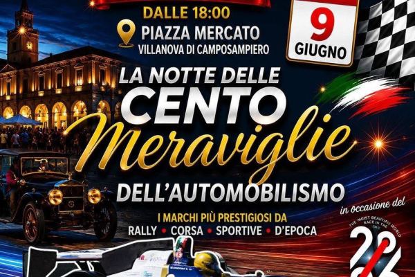 LA NOTTE DELLE CENTO MERAVIGLIE DELL’AUTOMOBILISMO