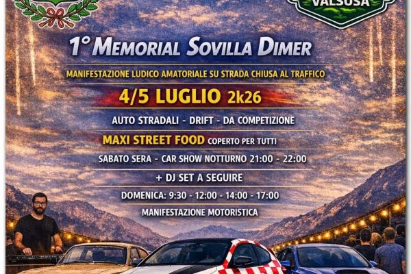 2° Motor Event San Didero - 1° Memorial Sovilla Dimer