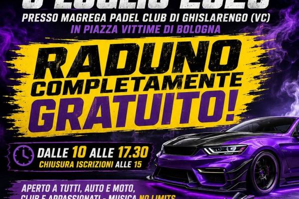 Raduno Completamente Gratuito!
