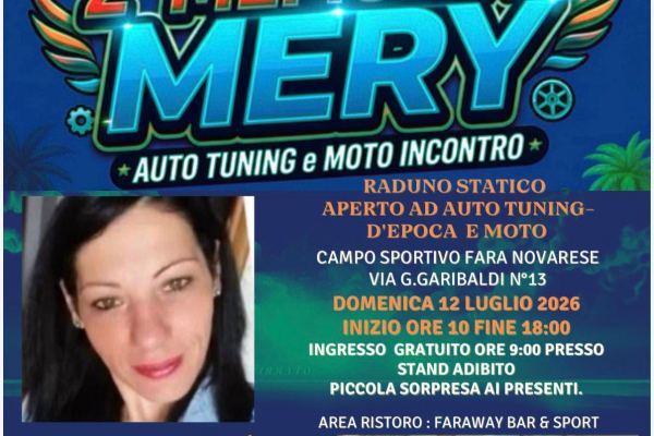 2° MEMORIAL MERY AUTO TUNING e MOTO INCONTRO