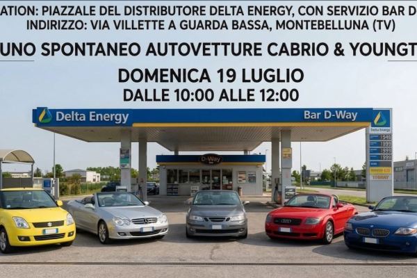 RADUNO SPONTANEO AUTOVETTURE CABRIO & YOUNGTIMER