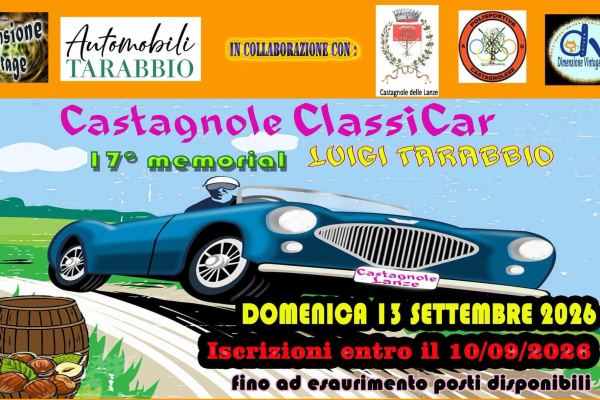 La Castagnole ClassiCar - memorial LUIGI TARABBIO