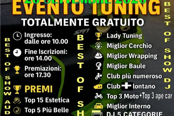 Evento Tuning - La Grande Iper Serravalle Scrivia
