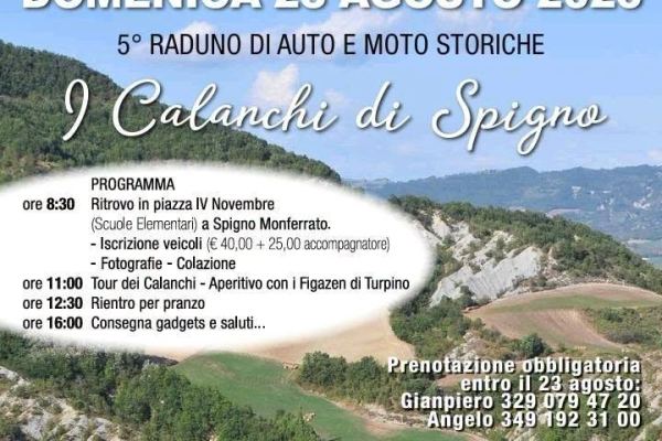 5° Raduno di Auto e Moto Storiche - I Calanchi di Spigno