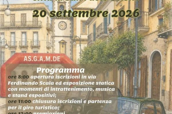 Raduno Auto e Moto d'Epoca - San Paolo Belsito - Auto d'Epoca a San Paolo Belsito (NA) il domenica 20 settembre 2026