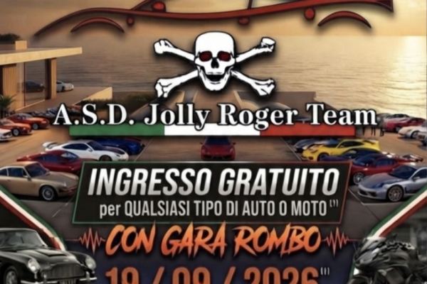Jolly Roger Team - Car Meet - Raduno Statico a Palestrina (RM) il sabato 19 settembre 2026