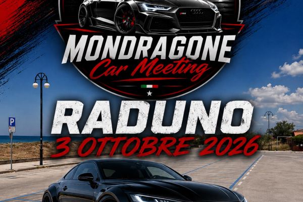 Mondragone Car Meeting - Raduno Statico a Mondragone (CE) il sabato 3 ottobre 2026