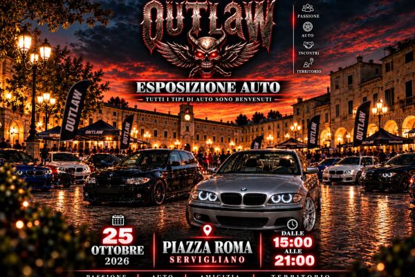 Outlaws Car Exhibition - Servigliano - Raduno Statico a Servigliano (FM) il domenica 25 ottobre 2026