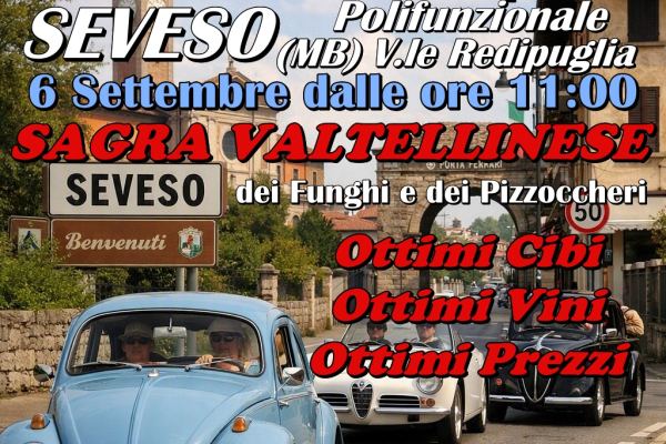 Raduno Auto d'Epoca Sagra Valtellinese