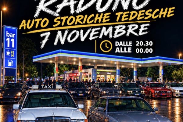 Raduno Auto Tedesche - Bar Undici Verucchio - Raduno Statico a Verucchio (RN) il sabato 7 novembre 2026