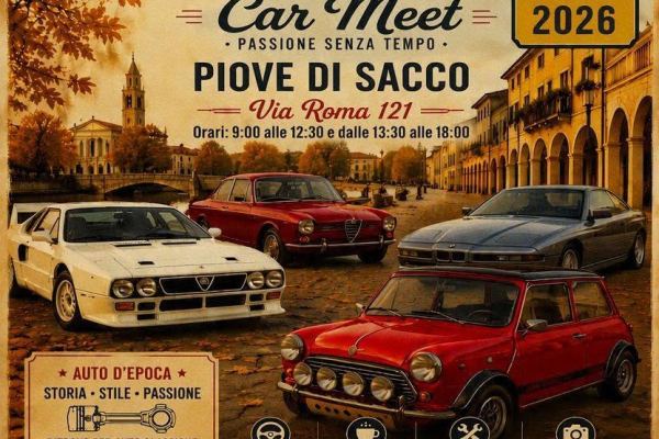 Raduno d'Autunno - Auto d'Epoca a Piove di Sacco (PD) il domenica 11 ottobre 2026
