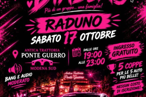 Raduno Team La Diabla - Antica Trattoria Ponte Guerro - Raduno Statico a Spilamberto (MO) il sabato 17 ottobre 2026