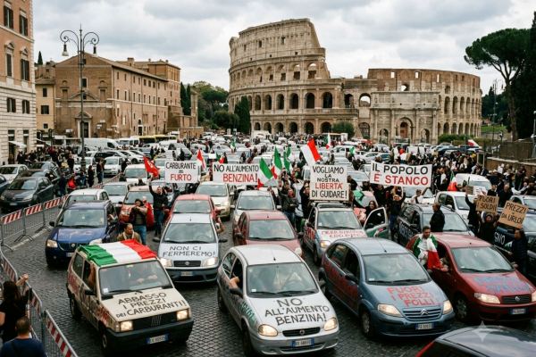 Rivoluzione! - Manifestazione contro il caro carburanti - Roma - Raduno Dinamico a Roma (RM) il domenica 18 ottobre 2026